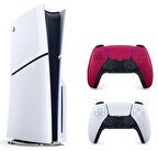 Sony Playstation 5 Slim CD'Lİ +2. Kırmızı Dualsense Oyun Konsolu