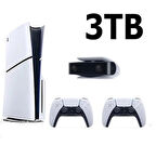 Playstation 5 Slim Cd Edition 3TB +2.Dualsense Kol +Kamera