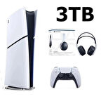 Sony Playstation 5 Slim Dijital 3TB+3D PLUS KULAKLIK