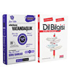 Pegem KPSS Vatandaşlık ve AKM Dil Bilgisi Soru Bankası Seti 2 Kitap