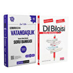 Pegem KPSS Vatandaşlık ve AKM Dil Bilgisi Soru Bankası Seti 2 Kitap