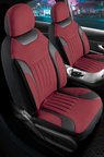 Renault Symbol Tay Tüyü Oto Koltuk Kılıfı Fermuarlı Ön Arka Set Bordo Edition