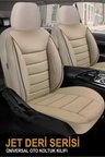 Volkswagen Golf 1.6 Comfortline (102) 4 Kapı 2006 CARBON Serisi UYUMLU DERİ OTO KOLTUK KILIFI BEJ