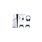 Playstation 5 Slim Dijital Edition + 2 Dualsense + 3D Plus Kulaklık Oyun Konsolu