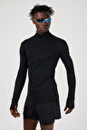 Scorp Velocy Erkek Uzun Kollu Termal Koşu Tişörtü Siyah