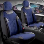 BMW 5 Serisi 518 Keten Oto Koltuk Kılıfı Ön Arka Set Mavi Edition SCR
