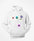 Gezegen baskılı sweatshirt