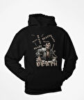 Death(ölüm) baskılı erkek sweatshirt