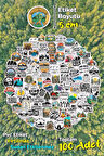  ​Kamp Temalı Camping Outdoor Adventure Sticker Seti Model-3 (5CM - 100 ADET)