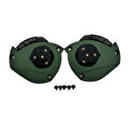 ADVANT 2 KASK YAN KAPAK SET MAT YEŞİL