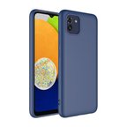 Teleplus Samsung Galaxy A03 Kılıf Mara İçi Kadife Süet Lansman