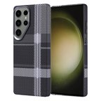 Teleplus Samsung Uyumlu Galaxy S25 Ultra Kılıf Magsafe Özellikli Karbon Dizayn Nekst Kapak