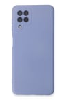 Newface Samsung Galaxy A22 Kılıf Nano içi Kadife Silikon - Lila