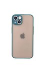 Newface Apple iPhone 13 Mini Kılıf Montreal Silikon Kapak - Yeşil