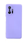 Newface Xiaomi Mi 11T Pro Kılıf Nano içi Kadife Silikon - Lila