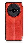 Newface Xiaomi Redmi A3 4G Kılıf Flip Cover - Kırmızı