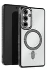 Newface Samsung Galaxy S23 FE Joke Simli Magneticsafe Kılıf - Siyah