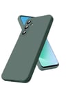 Newface Samsung Galaxy S25 FE Nano içi Kadife Silikon - Koyu Yeşil