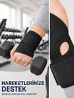 El Bilekliği Başparmak Destekli Ayarlanabilir Bilek Sargısı Sporcu Bilek Bandajı Ayarlanabilir El Bi