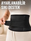 Elastik Bel Destek Korsesi Ayarlanabilir Cırtlı Sıkma Bantlı Bel Kemeri