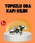 Mat Renk Topuzlu Kapı Kilidi – Giriş Tipi