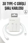 Iphone Uyumlu İOS Uyumlu Lightning Hızlı Şarj Tye C Lightning Şarj Kablosu