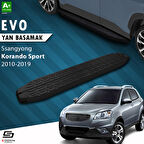 S-Dizayn Ssangyong Korando Sport Evo Siyah Yan Basamak 203 Cm 2010-2019 A+ Kalite