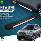 S-Dizayn Ssangyong Korando Sport NewLine Aluminyum Yan Basamak 203 Cm 2010-2019 A+ Kalite
