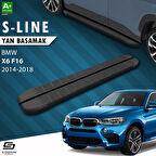 S-Dizayn Bmw X6 F16 S-Line Siyah Yan Basamak 193 Cm 2014-2018 A+ Kalite