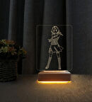 3D Led Gece Lambası Sakura Haruno Karakteri Anime Masa Lambası