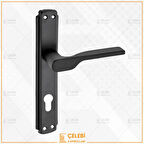 SEDİR KOL AYNALI SİYAH YALE KAPI KOLU