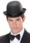 Charlie Chaplin Stil Yetişkin Şapkası – Siyah Melon Parti Şapkası