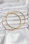 316L Çelik Gold Renk 75 mm Halka Küpe TJ-BKP11510