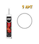 Selsil Ultratack Güçlü Yapıştırıcı Beyaz 290 Ml. - 5 Adet