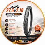 Servis 2.75x2,10 TT BİSİKLET DIŞ LASTİK 27.5 İNÇ İÇİN UYGUNDUR (BRAVO) Bisiklet Lastiği (İç Lastik Gerektirir)
