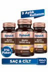 Dynavit Biotin 5000 Mcg 100 Tablet 3 Adet