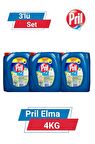 PRİL ELMA 4KG 3'lü Set
