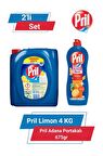 PRİL LİMON 4KG & PRİL ADANA PORTAKALI 675gr 2'li Set