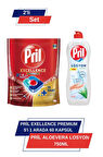 Pril Excellence Premium 5’i 1 Arada 60'lı Kapsül &Pril Losyon AloeVera 750ml 
