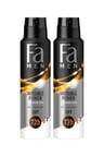 Men Invisible Power Deosprey 150 ml x2 Set – 72 Saat Koruma, Leke Karşıtı Formül