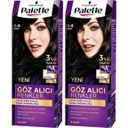 Palette Göz Alıcı Renkler 1-0 Siyah x 2 Adet