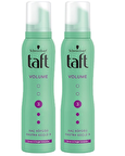 Taft Saç Köpük Volume Hacim Yeşil No:3 150 ml 2 Adet