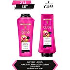 Gliss Supreme Length Uzun Saçlara Özel Set (Şampuan 400 ml + Saç Kremi 360 ml)