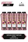 Gliss Serum Deep Repair Onarıcı Şampuan 400 ml x 5 Adet