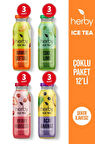Ice Tea Soğuk Çay Şeker İlavesiz Karışık Deneme Paketi 250 ml x 12
