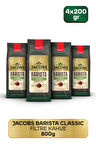 JACOBS - Filtre Kahve - Barista Serisi  - Yavaş Kavrum - Aromatik ve Zengin - 4 x 200g