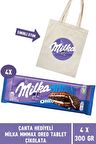 Çanta Hediyeli Milka Oreo Tablet Çikolata 300 gr MMMAX - 4 Adet