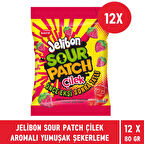 Jelibon Sour Patch Çilek Aromalı Yumuşak Şekerleme 80 gr - 12 Adet