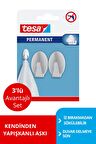 PERMANENT Askı Metal Oval 2 adet X 3 Paket (Toplam 6 askı)