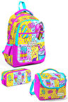 Coral High Kids Mixed Dondurma Desenli 3’lü Okul Çanta Seti SET0123645